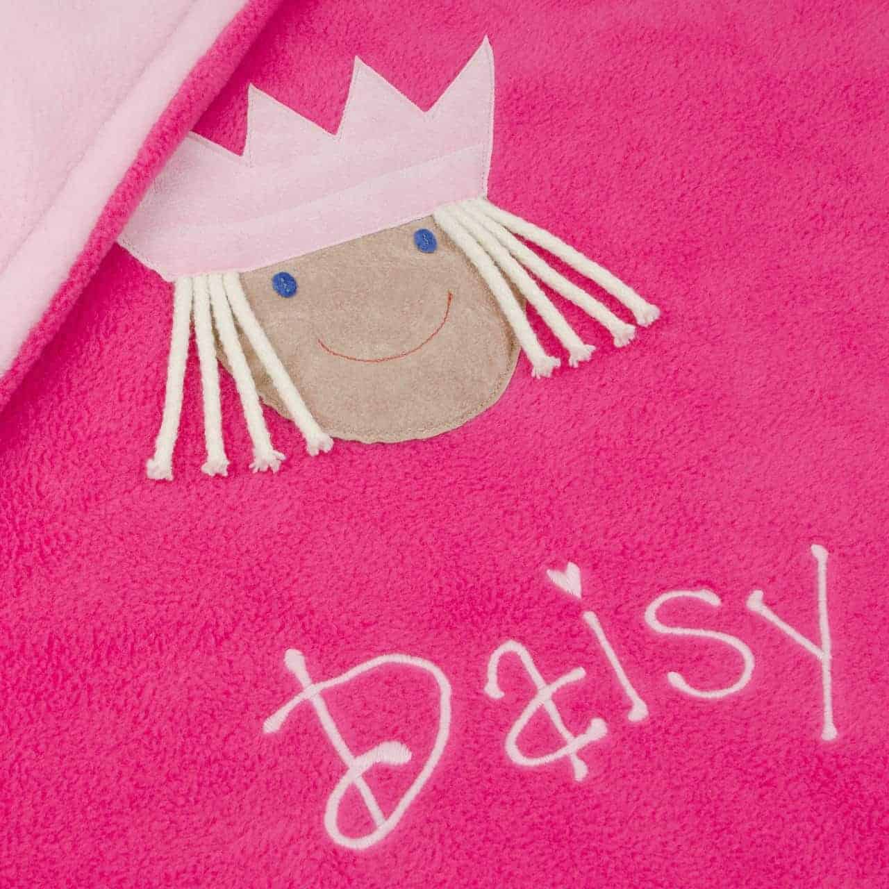 Royal Princess Personalised Baby Blanket