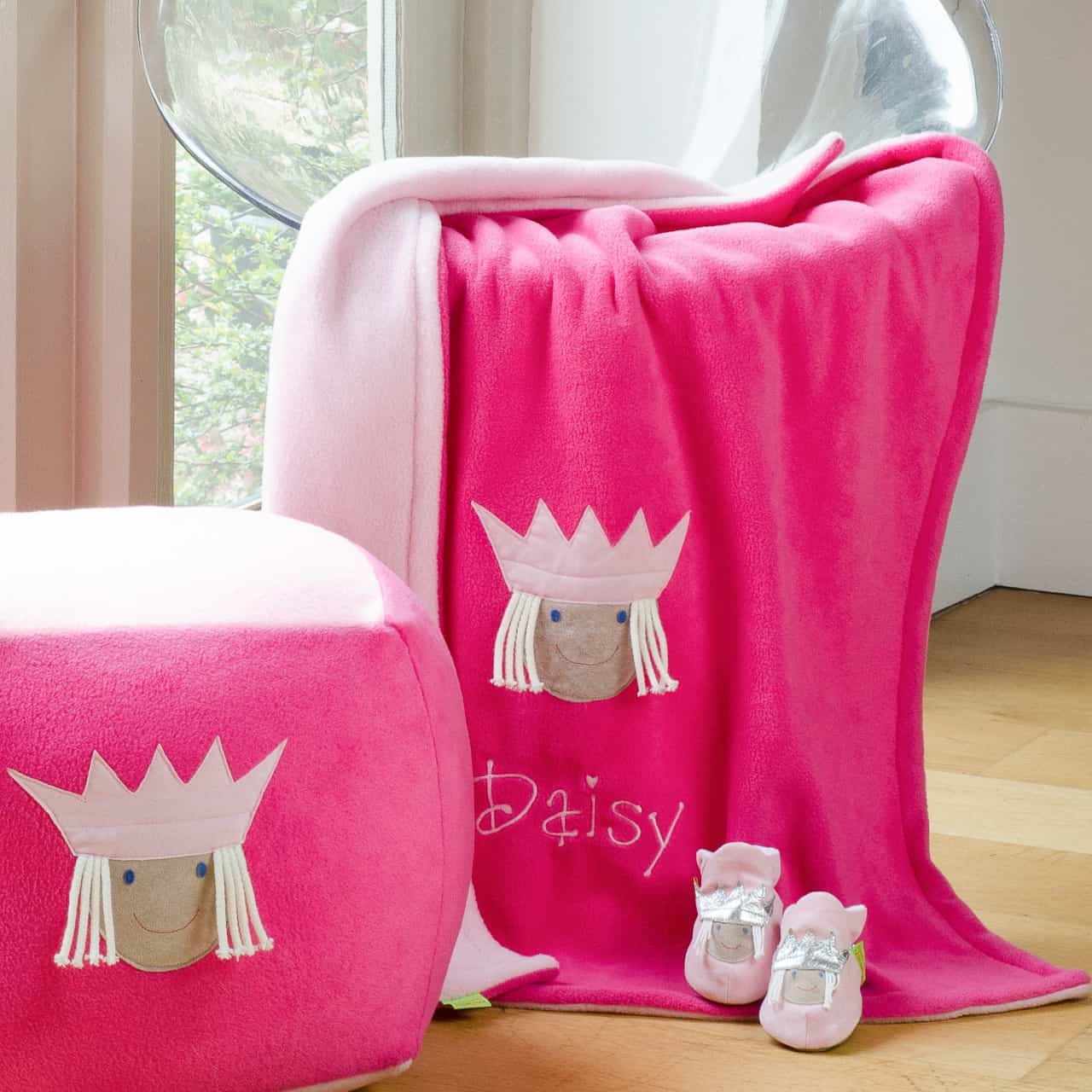 Royal Princess Personalised Baby Blanket