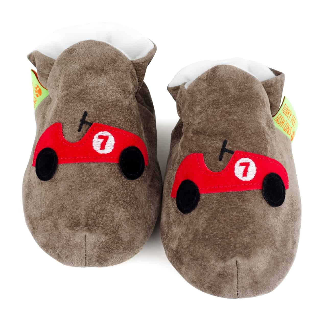 Racing Car Baby Booties
