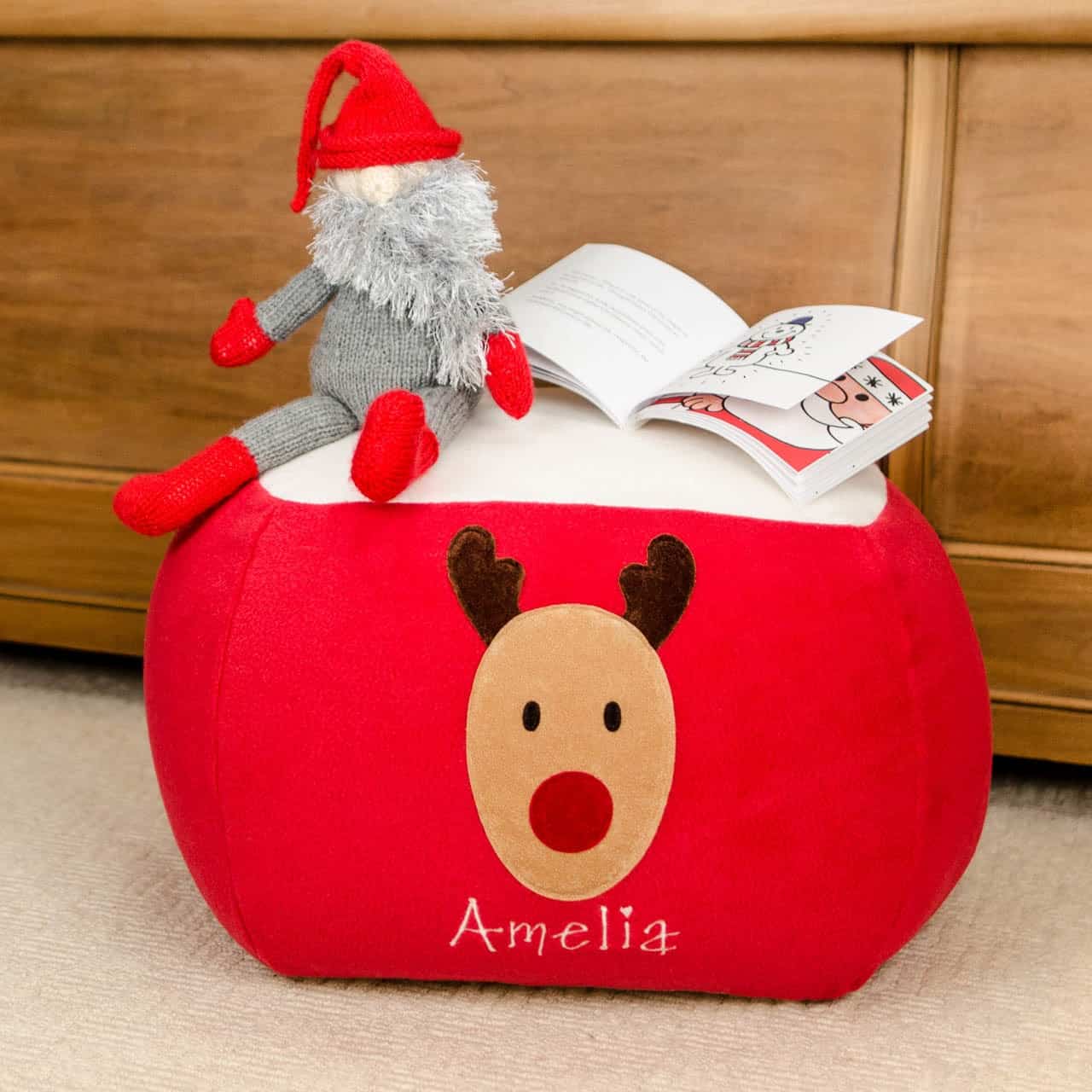 Rudolf Personalised Beanbag