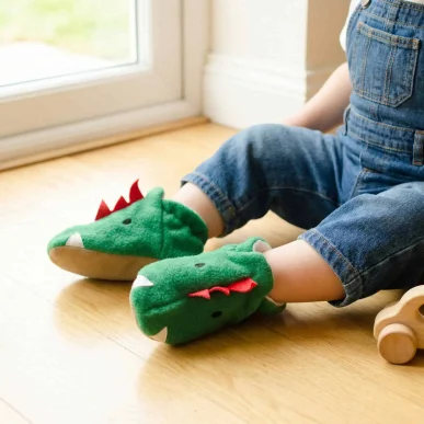 Dinosaur Baby Booties and Slippers