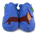 Sausage Dog Baby Booties and Slippers - Blue