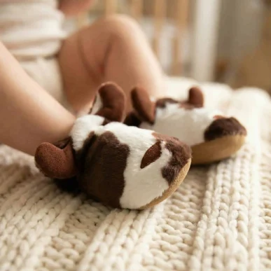 Cow Baby Booties and Slippers