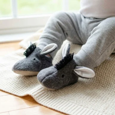 Donkey Baby Booties and Slippers