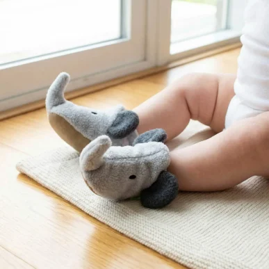 Elephant Baby Booties and Slippers